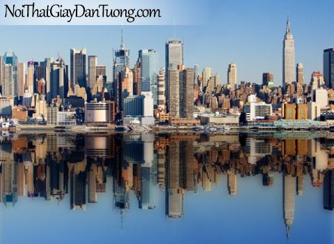 Quang cảnh New York Mỹ, Tranh dán tường phong cảnh đẹp