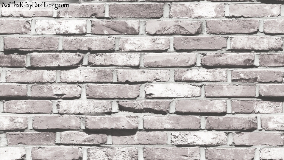 Giấy dán tường Natural Hàn Quốc 87033-1, giả gạch, giả đá, giả gỗ 3D, giấy dán tường giả gạch, màu nâu xám