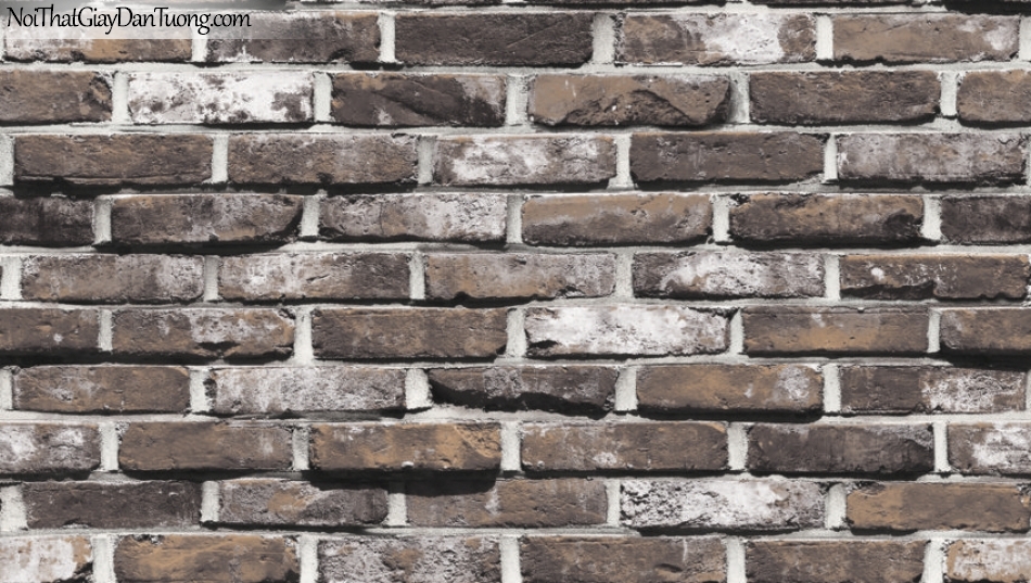 Giấy dán tường Natural Hàn Quốc 87033-4, giả gạch, giả đá, giả gỗ 3D, giấy dán tường giả gạch, màu đen xám