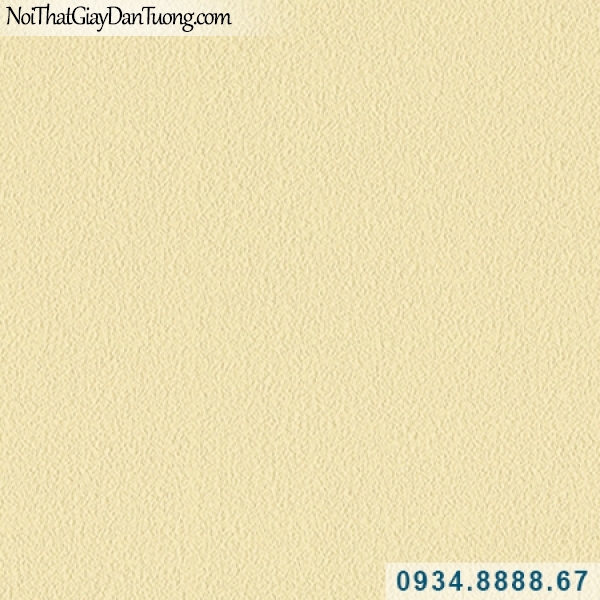 Giấy dán tường Hàn Quốc ARTBOOK, giấy dán tường màu vàng 57160-23, giấy trơn không có hoa văn họa tiết, giấy gân nhỏ