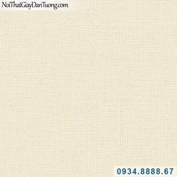 Giấy dán tường Hàn Quốc ARTBOOK, giấy màu vàng kem, giấy gân trơn màu vàng 57173-2