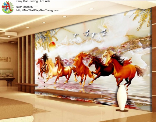 Tranh dán tường mã đáo thành công - 7088