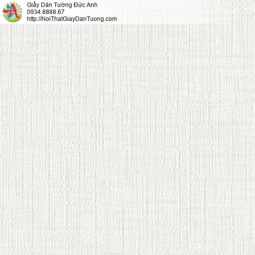 3808-1 Giấy dán tường gân to màu trắng, giấy vân to ngang dọc mới