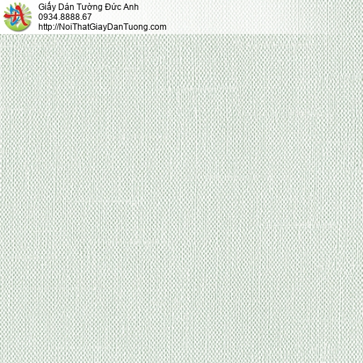 3809-2 Giấy dán tường dạng gân trơn màu xanh lá cây nhạt hiện đại