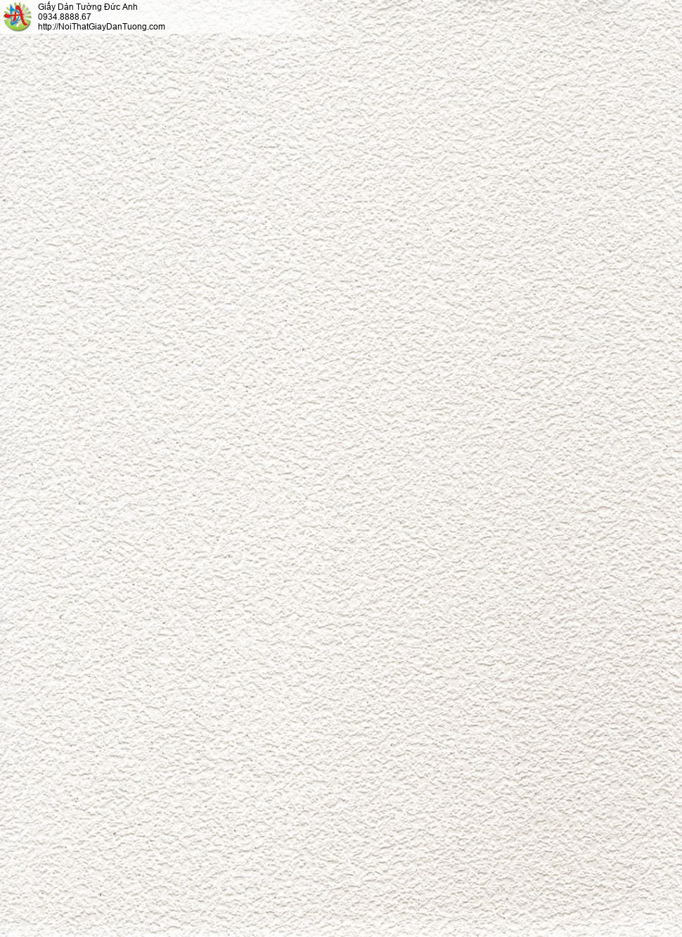 65000-1- Giấy dán tường dạng gân màu trắng có kim tuyến, giấy đơn giản