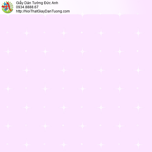 35007-2 Giấy dán tường chấm bi màu tím, giấy dán tường trẻ em, bé gái