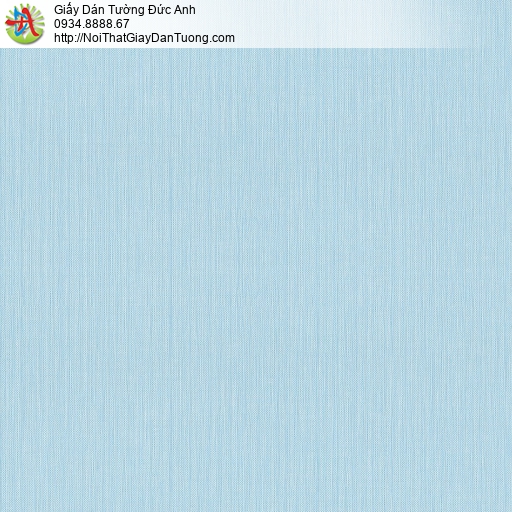 Albany 6821-6, Giấy dán tường đơn giản màu xanh lơ, giấy gân một màu xanh