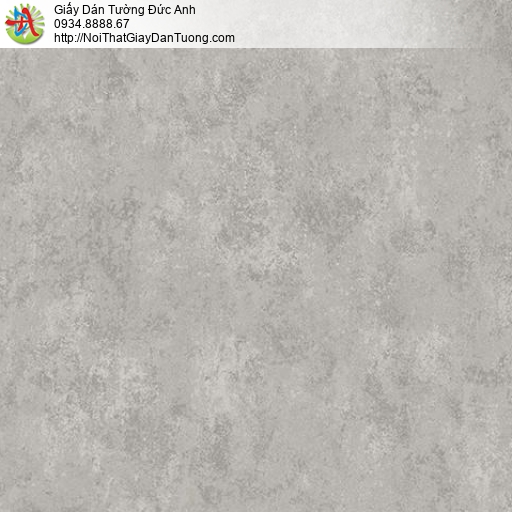 Giấy dán tường màu xi măng cao cấp Hàn Quốc, giấy dán tường màu xám bê tông mới, Natural 88429-3