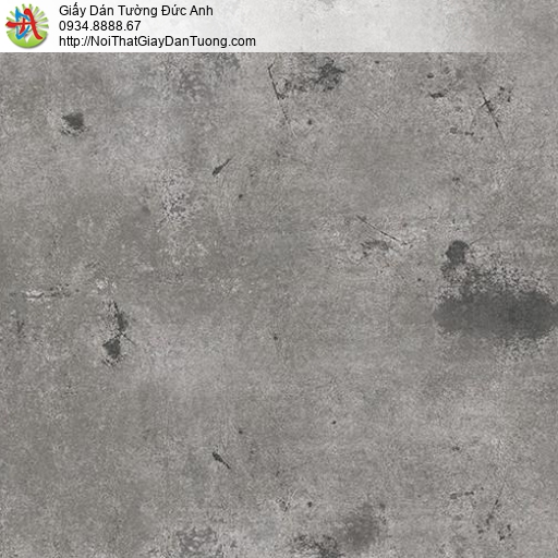 Giấy dán tương xi măng màu xám, giấy màu bê tông cao cấp Hàn Quốc, màu bê tông giống thật, Natural 88431-2