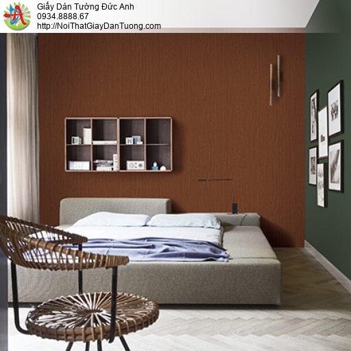 3024-3 Giấy dán tường giả gỗ màu nâu đỏ cho căn nhà bạn thêm sang trọng, hiện đại nhất
