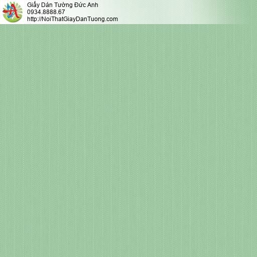 34513-3 Giấy dán tường màu xanh lá cây giả vải tự nhiên đơn giản