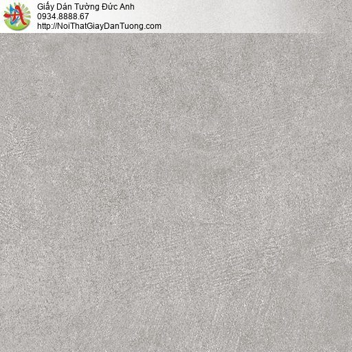 34516-4 Giấy dán tường giả đá, giả xi măng màu xám ghi cho nhà bạn thêm hiện đại