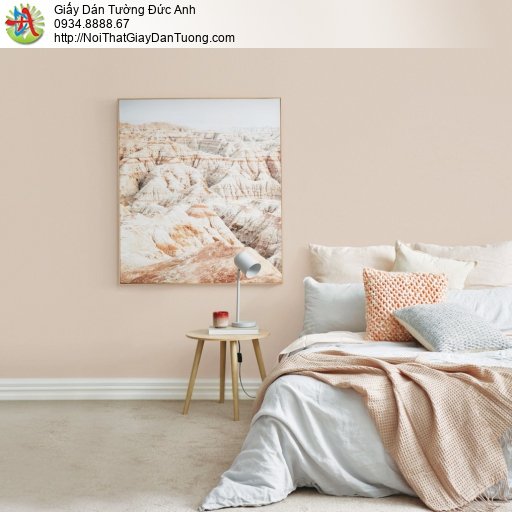 15105-3 Giấy dán tường màu nâu hồng độc đáo, ấn tượng