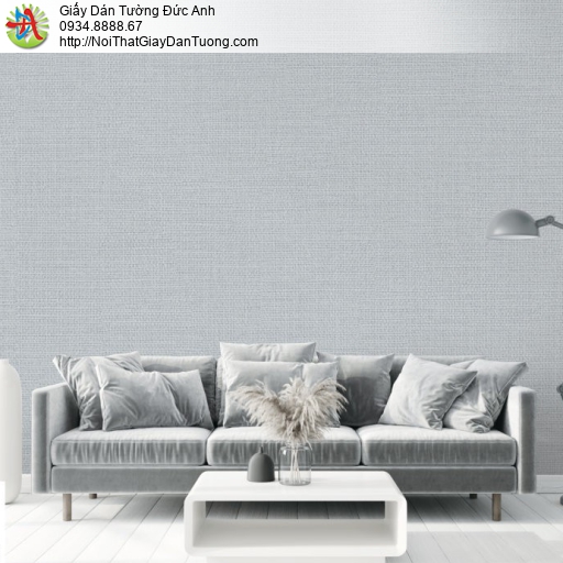 Giấy dán tường V-concept 7927-2, giấy dán tường dạng gân hiện đại màu xám xanh giá rẻ Tphcm
