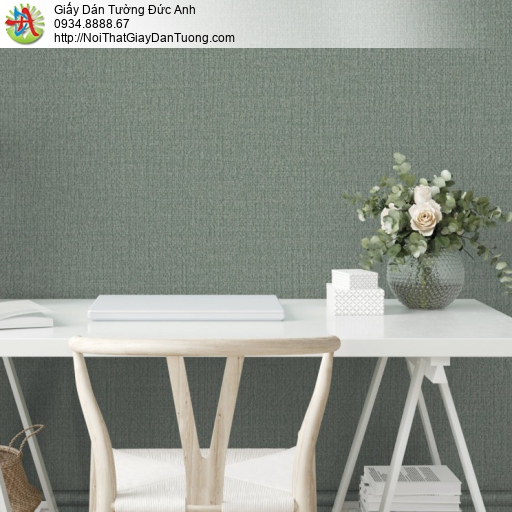 Giấy dán tường V-concept 7929-5, giấy dán tường màu xanh rêu, điểm nhấn đẹp cho phòng khách phòng ngủ