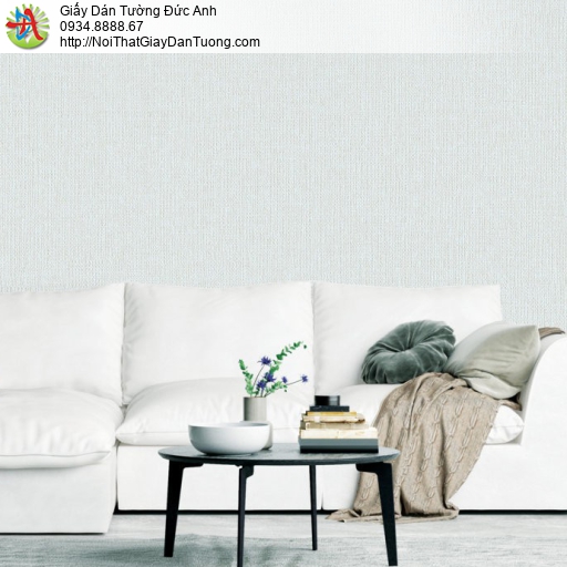 Giấy dán tường V-concept 7940-1, giấy dán tường đơn giản màu trắng xám nhạt