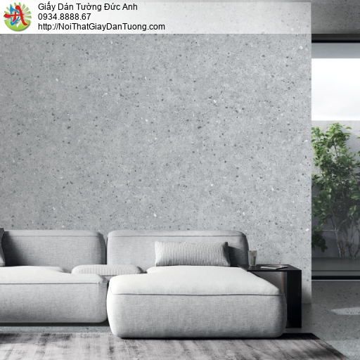 Giấy dán tường V-concept 7946-2, giấy dán tường bột đá nhân tạo, đá hoa cương màu xám