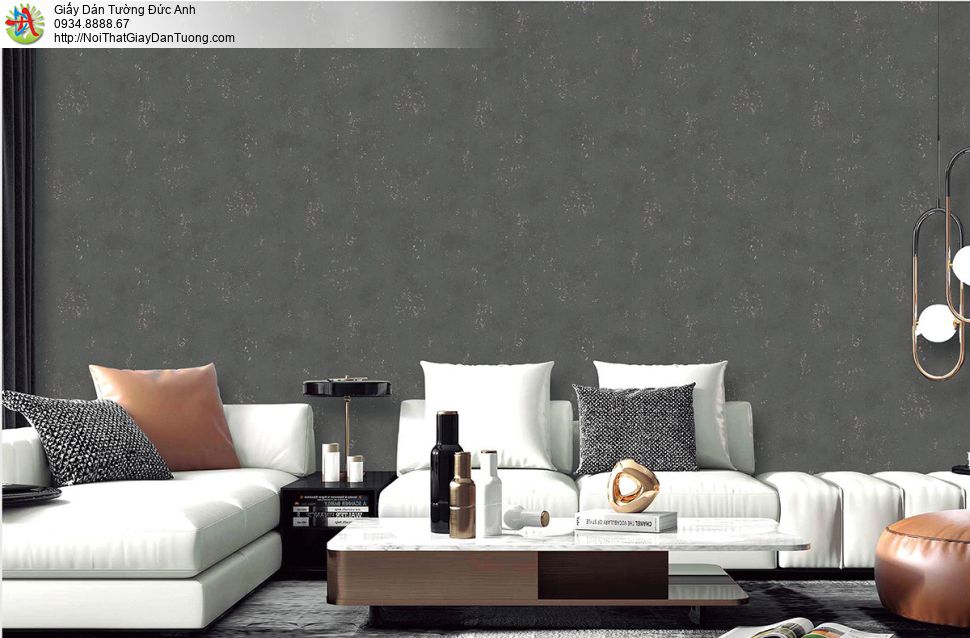 The View 9810-1, giấy dán tường màu bê tông xi măng hiện đại màu xám mới nhất 2024