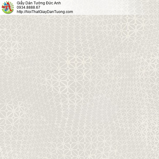 Choice 10296-1, giấy dán tường họa tiết hình lưới nổi 3D hiện đại màu xám nhạt