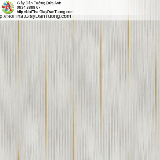 Choice 10299-3, giấy dán tường sọc vàng xen kẽ màu xám trắng, xám nhạt
