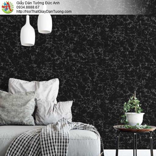 Galaxy 7811-3, giấy dán tường giả đá marble màu trắng đen, họa tiết vân đá đen trắng cho điểm nhấn