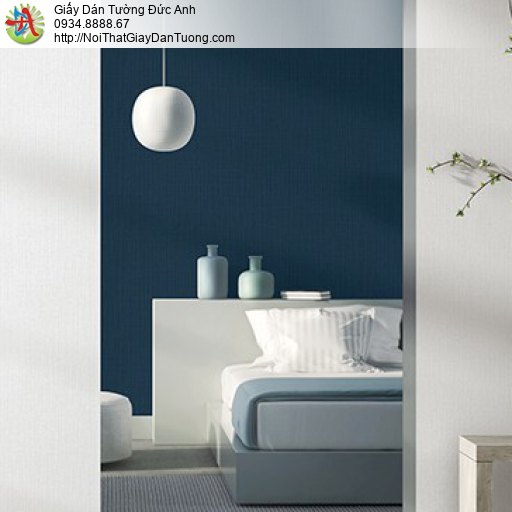 Fiore 57196-12, giấy dán tường màu xanh lá cây đậm, màu xanh than, màu xanh đen đơn giản một màu
