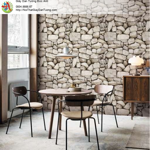 Giấy dán tường giả đá 3D 88640-1