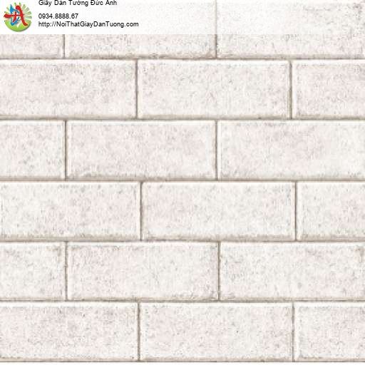 Giấy dán tường giả đá 3D màu vàng nhạt 88641-1