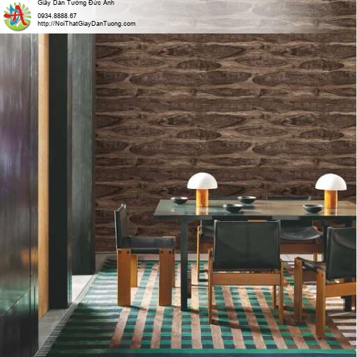 Giấy dán tường giả gỗ màu nâu nhạt 88652-2