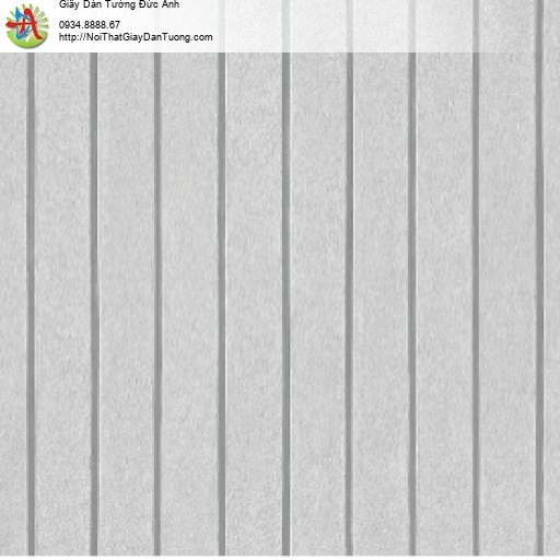 Giấy dán tường giả xi măng kẻ sọc màu xám 88642-1