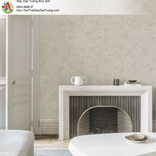 Giấy dán tường màu bê tông xi măng vàng nhạt 88647-3