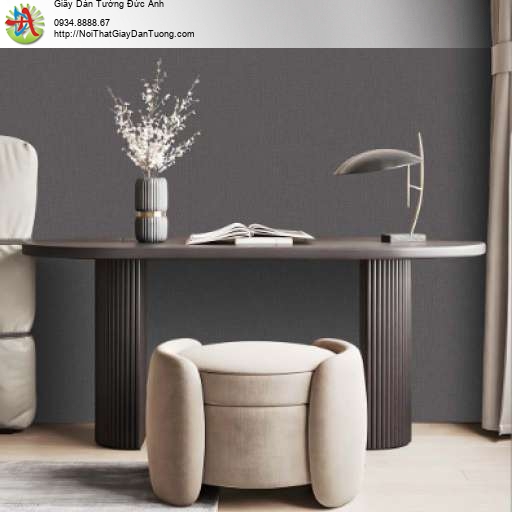 Giấy dán tường dạng gân nổi màu xám đậm đơn giản hiện đại ấn tượng - Times 9202-1