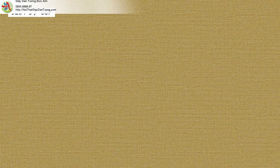 Giấy dán tường họa tiết gân vân vải màu vàng - Times 9204-5
