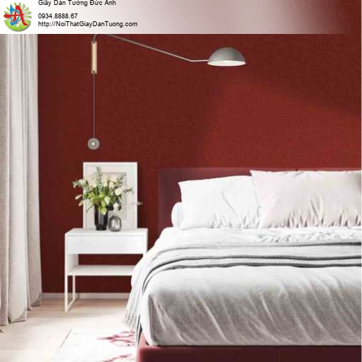 Giấy dán tường dạng gân nổi màu đỏ, đỏ sẫm - Times 9284-1