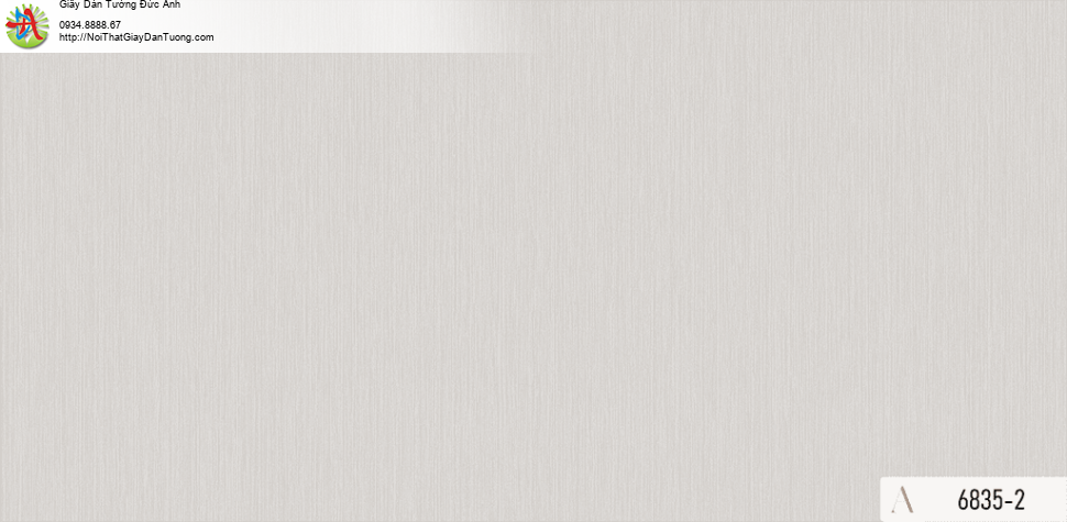 Giấy dán tường gân kẻ sọc nhỏ mà xám - Albany 6835-2