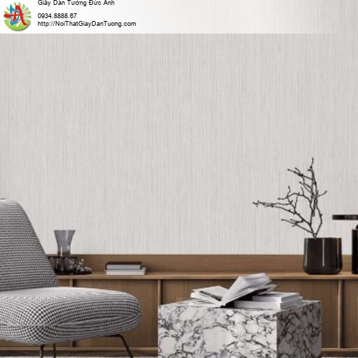 Giấy dán tường sọc nhỏ nhuyễn màu xám hiện đại - Albany 6835-3