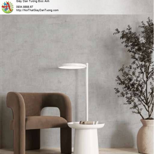 Giấy dán tường vân bê tông màu xi măng ấn tượng cho điểm nhấn phòng ngủ phòng khách - Albany 6839-3