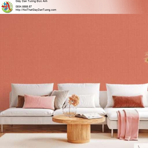 Giấy dán tường màu cam đỏ - Albany 6857-6