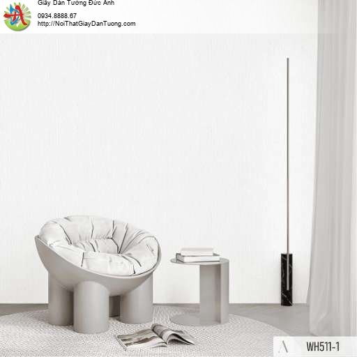 Giấy dán tường màu trăng tinh - Albany WH511-1