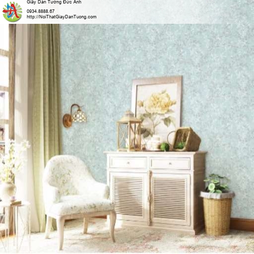 Giấy dán tường cành lá dây leo màu xanh - Vila 5701-1