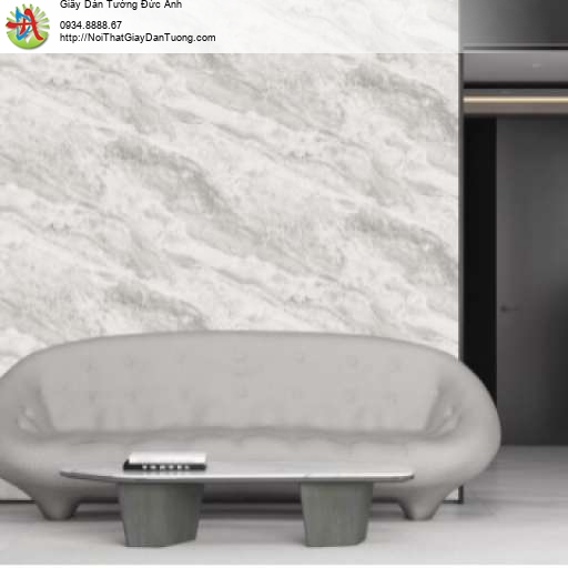 Giấy dán tường giả vân đá tự nhiên màu xám - Vila 5707-1