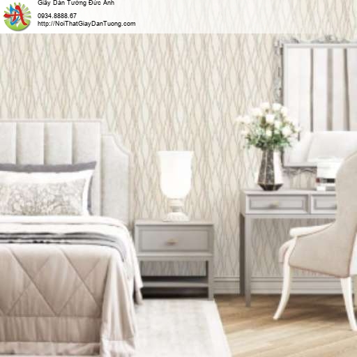 Giấy dan tường hoa văn họa tiết sóng uốn lượn - Vila 5703-2