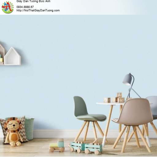 Giấy dán tường màu xanh nhat - Vila 5704-2