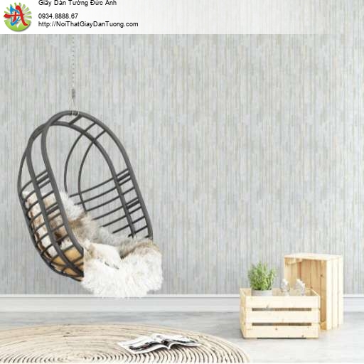 Giấy dán tường sọc gãy khúc có kim tuyến, kim sa - Vila 5700-1