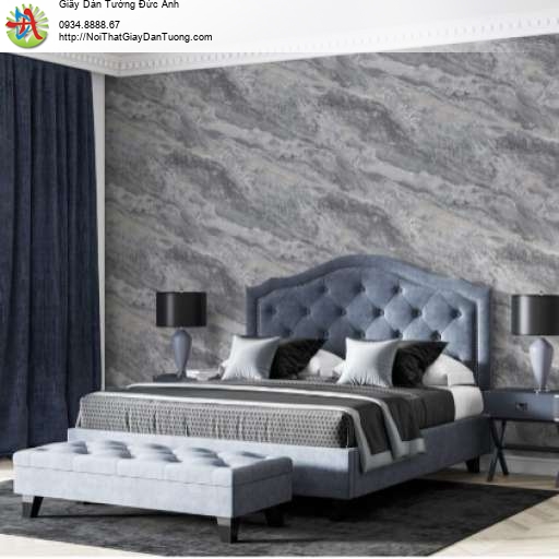 Giấy dán tường vân đá tự nhiên màu đen cho điểm nhấn ấn tượng - Vila 5707-3