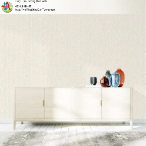 Giấy dán tường vân hiện đại màu vàng kem - Vila 5712-4