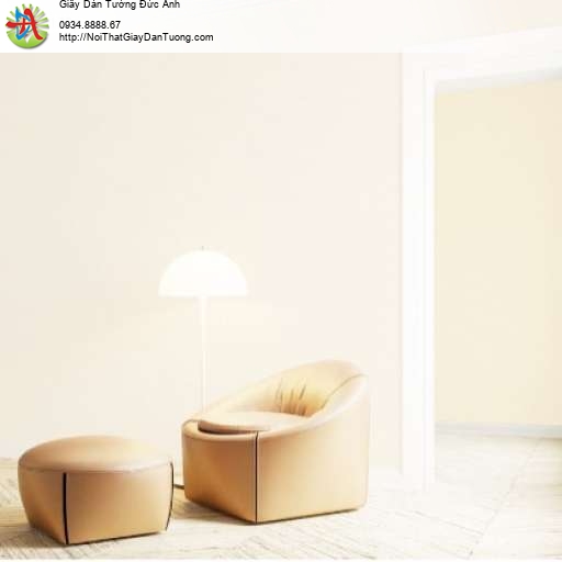 Giấy dán tường gân màu vàng kem - Vila 5713-1