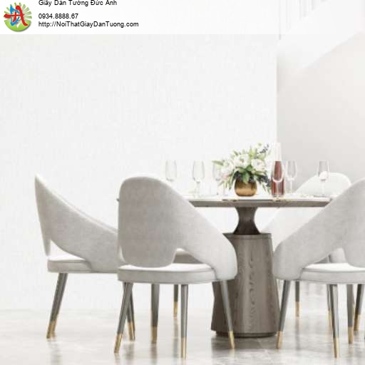Giấy dán tường một màu trắng đục - Vila 5715-1