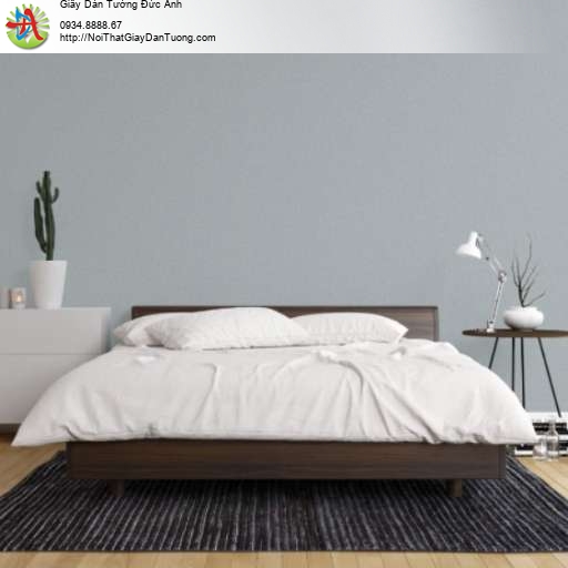 Giấy dán tường màu xám xanh xám đậm - Vila 5718-3