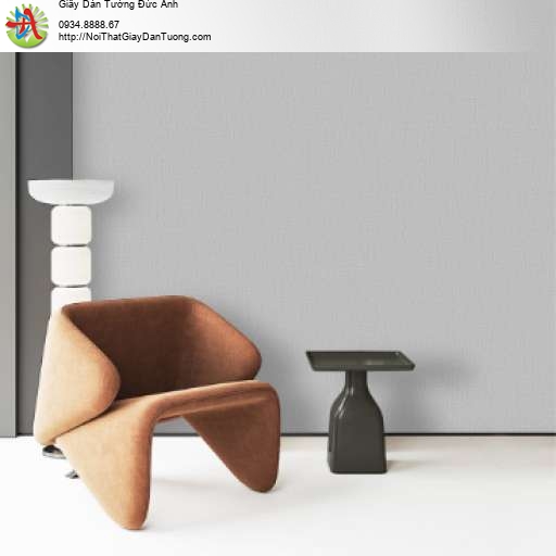 Giấy dán tường gân nổi màu xám xanh nhat - Vila 5722-3